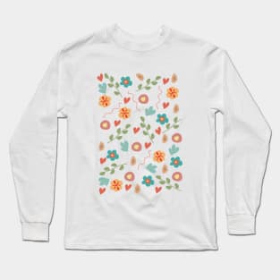 Flowers pattern Long Sleeve T-Shirt